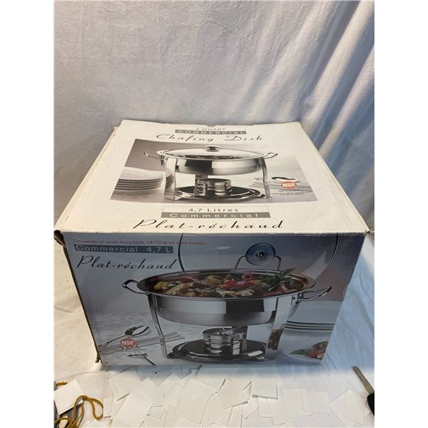 Chafing dish 5 quart commercial