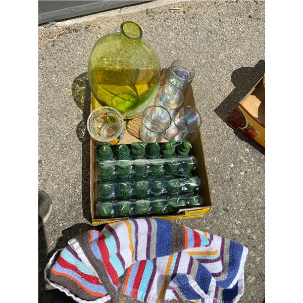 Candles a s galssware