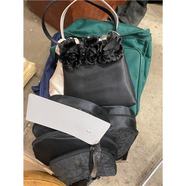 Lot of bags and purses