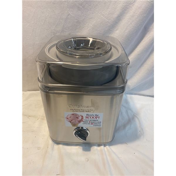 Cuisinart frozen yogurt and ice cream maker