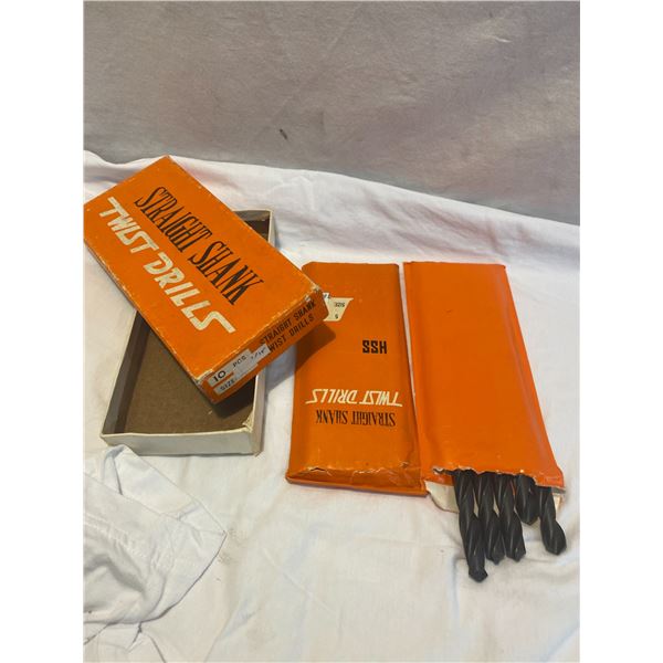 Straight shank twist drills