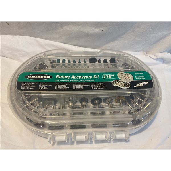 New rotary tool accessorie kit and rotary tool