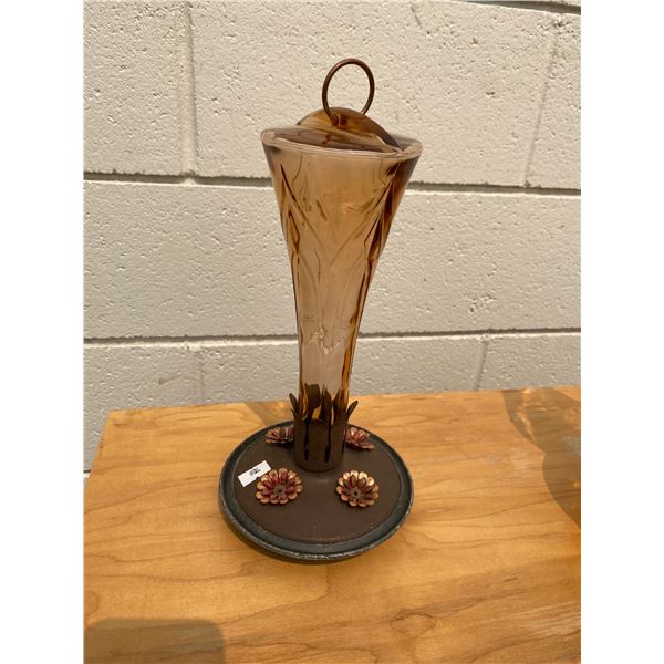 Bird feeder glass