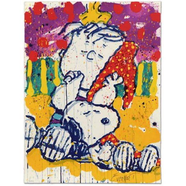 Tom Everhart- Hand Pulled Original Lithograph "Who Placed the Wake Up Call"