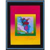 Image 2 : Peter Max- Original Lithograph "Woodstock Profile on Blends"