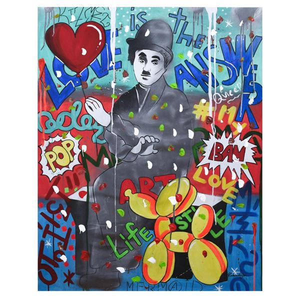 Nastya Rovenskaya- Mixed Media "His Ballon"