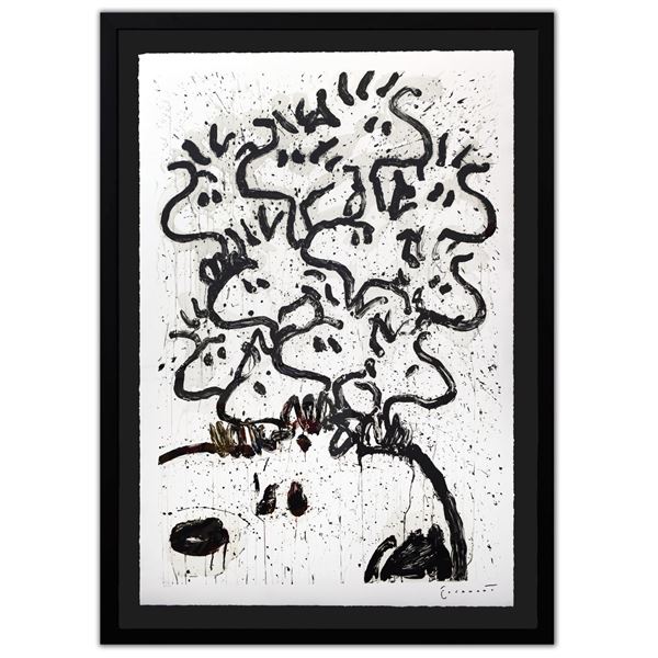 Tom Everhart- Hand Pulled Original Lithograph "Party Crashers"