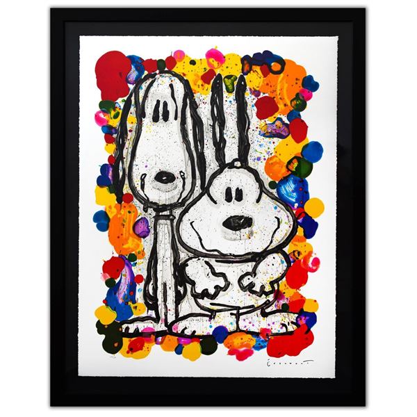 Tom Everhart- Hand Pulled Original Lithograph "Wait Watchers"