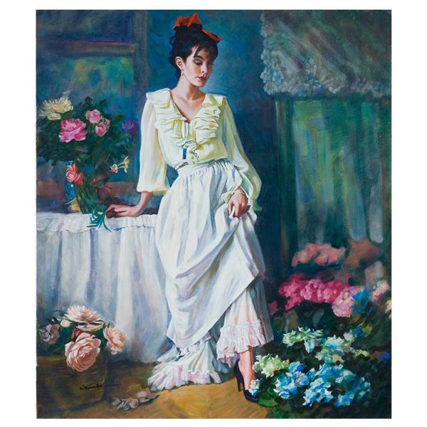 Igor Semeko- Original Giclee on Canvas "Classy Lady"