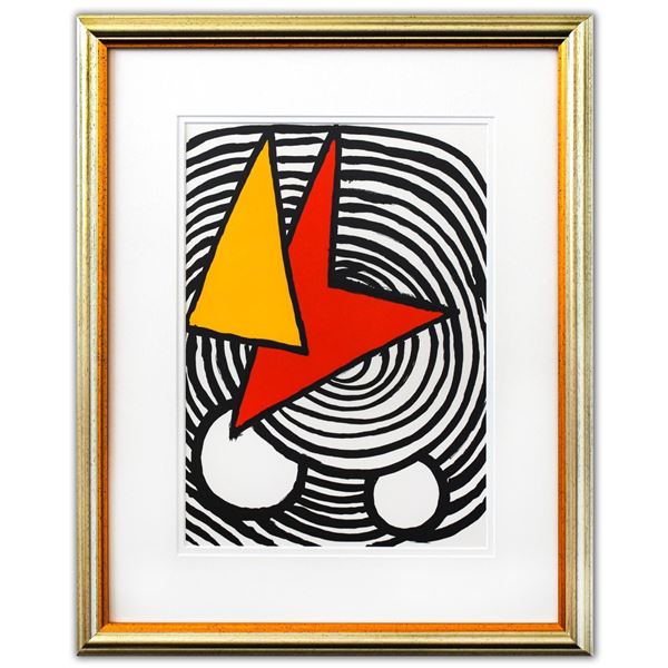 Alexander Calder- Lithograph "DLM201 - TRIANGLE ET QUADRILATERE"