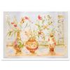 Image 1 : "Chinese Vase" Limited Edition Lithograph (42" x 29.5") by Edna Hibel (1917-2014), Numbered and Hand