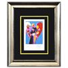 Image 1 : Peter Max- Original Lithograph "Blue Angel with Heart"