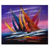 Image 1 : Natalia Sinkovsky, Original Acrylic Painting on Canvas, Hand Signed with Letter Authenticity.