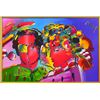 Image 2 : Peter Max- Original Mixed Media "Zero in Love"