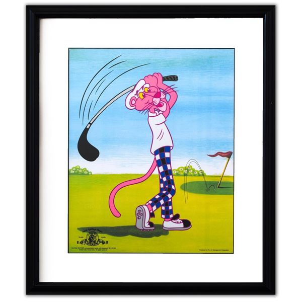 PINK PANTHER- Sericel "Pink Panther Golfing"