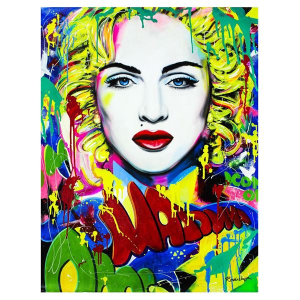 Nastya Rovenskaya- Original Oil on Canvas "Madonna"