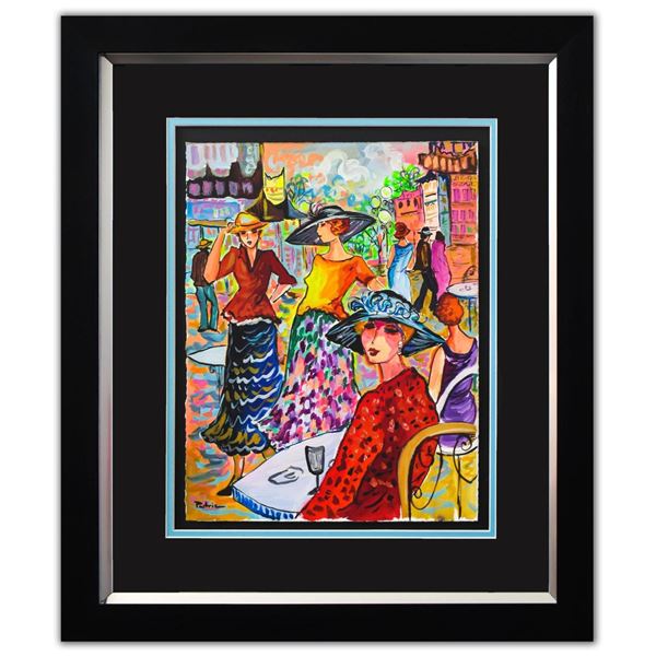 Patricia Govezensky- Original Watercolor "A Beautiful Day In The Neighborhood"