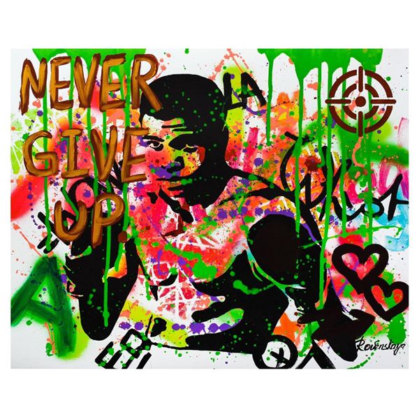 Nastya Rovenskaya- Mixed Media "Ready To Fight"