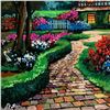 Image 2 : Anatoly Metlan, "Country Cottage" Hand Signed Limited Edition Serigraph on Paper with Letter of Auth