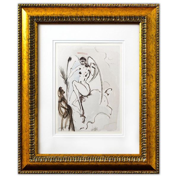 Salvador Dali- Original Color Woodcut on B.F.K. Rives Paper "Paradise 31"