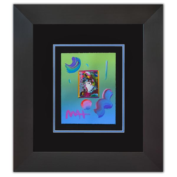Peter Max- Original Mixed Media "Blushing Beauty Ver. I #63"