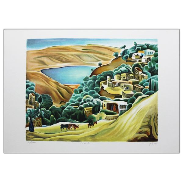 Nachum Gutman- Original Lithograph "Tiberias 1920"