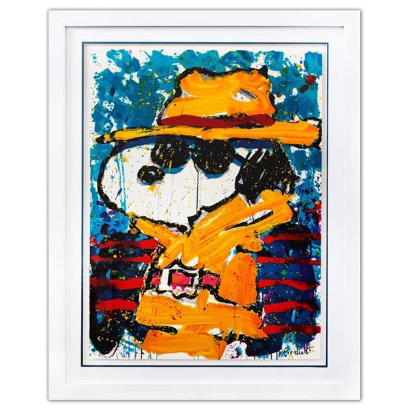Tom Everhart- Hand Pulled Original Lithograph "Undercover In Beverly Hills"