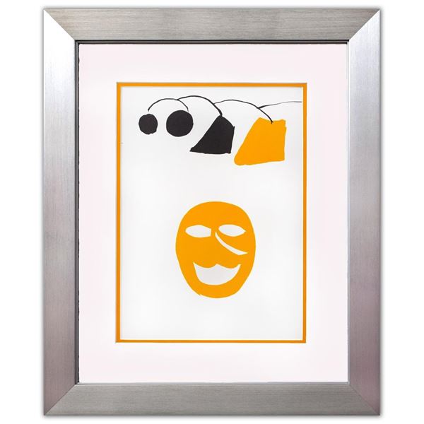 Alexander Calder- Lithograph "DLM221 - Masque jaune"