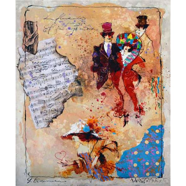 Wissotsky- Mixed Media on Canvas "Untitled"