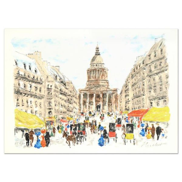 Urbain Huchet, "Pantheon" Limited Edition Lithograph, Numbered and Hand Signed.