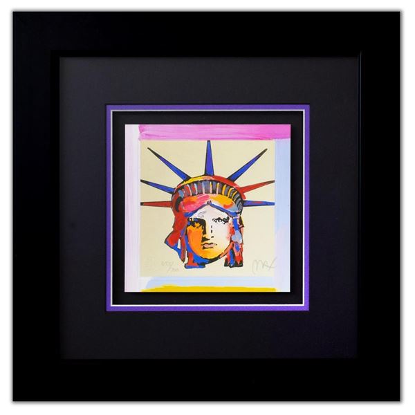 Peter Max- Original Lithograph "Liberty Head X (Mini)"