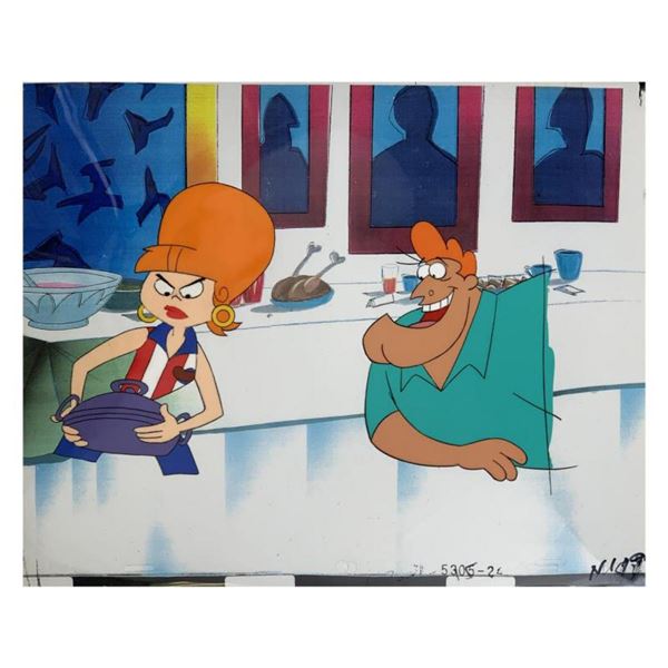 Original Production Cel from the Animated Classic, "The Pink Panther", with Letter of Authenticity.