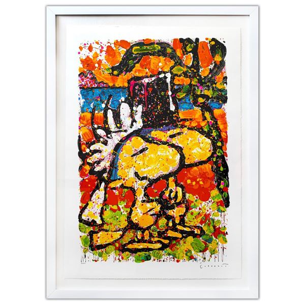 Tom Everhart- Hand Pulled Original Lithograph "Hitched"