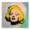 Image 1 : Steve Kaufman (1960-2010) "Marilyn Monroe" Hand Signed and Numbered Limited Edition Hand Pulled silk
