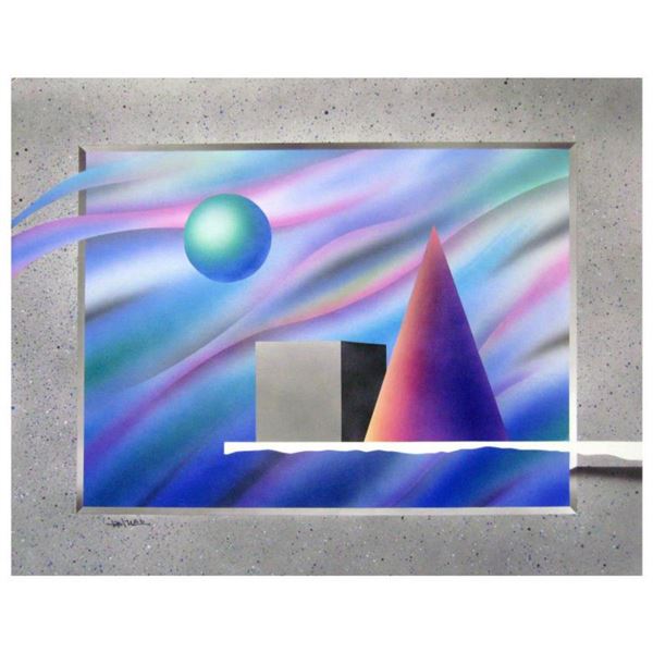 Ken Shotwell, "Anti-Gravity I" Hand Signed Original Panting with Certificate of Authenticity.