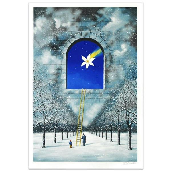 Rafal Olbinski- Hand Pulled Original Lithograph "Magical Transparency of Time"
