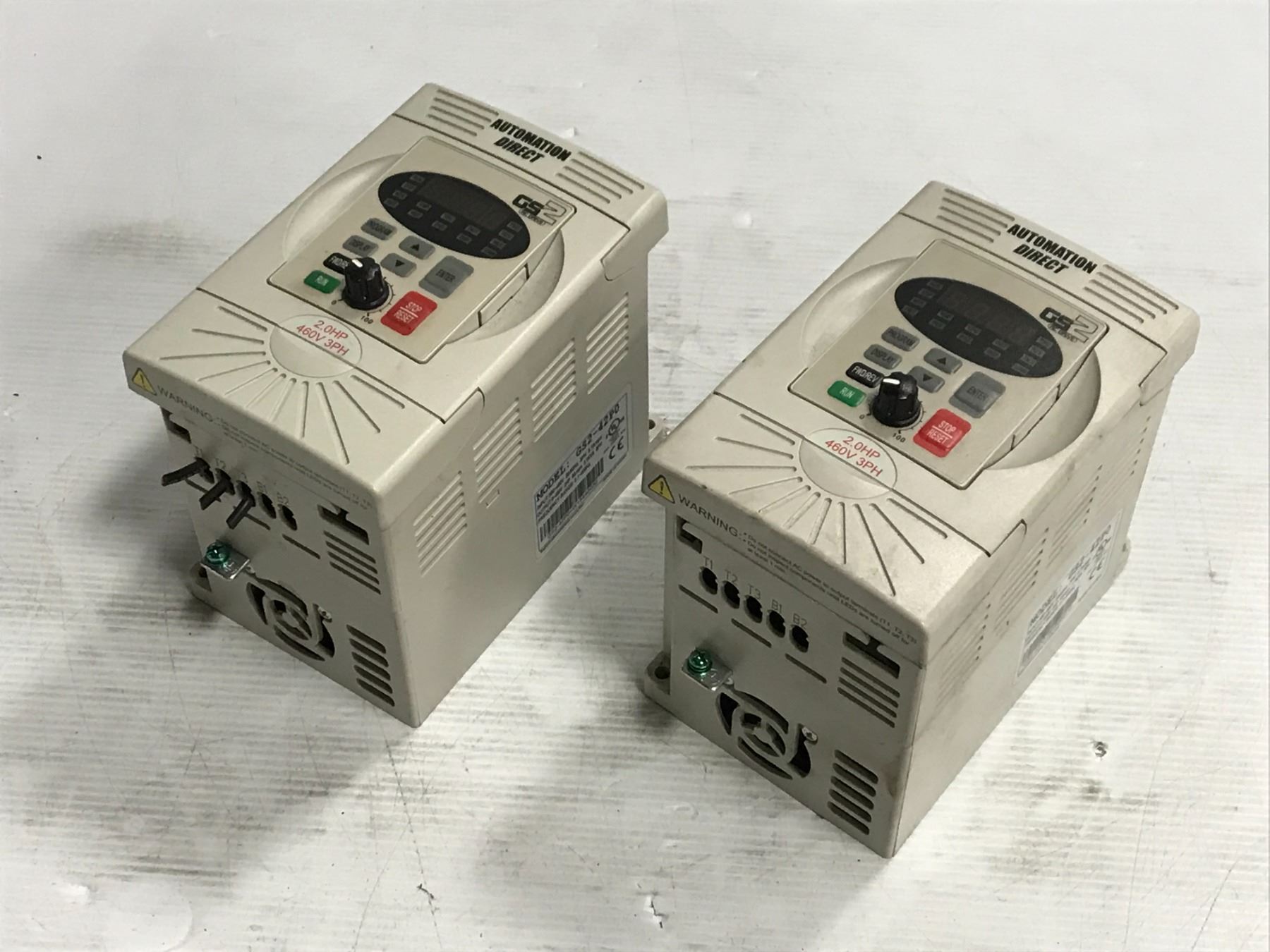 (2) AUTOMATION DIRECT GS2-42P0 GS2 AC DRIVE