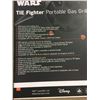 Image 2 : STAR WARS TIE FIGHTER DESIGN 220 SQUARE INCH COOKING SURFACE 10,000 BTU PROPANE PORTABLE GAS GRILL