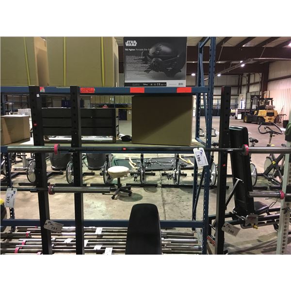 CHROME COMMERCIAL OLYMPIC WEIGHT BAR ( NO WEIGHT LOCKS )