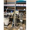 Image 1 : HARPER CONVERTIBLE 2 WHEEL HAND TRUCK WITH ASSORTED CEMENT LEVELING TOOLS