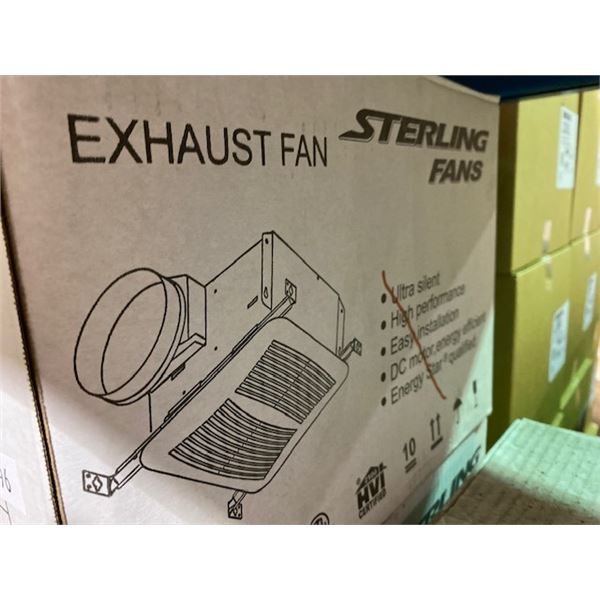 STERLING FANS SEDH-4 ULTRA SILENT HIGH PERFORMANCE HVAC CEILING EXHAUST FAN