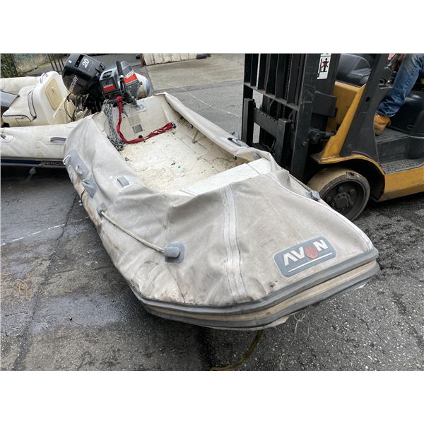 AVON ROVER 310 RIB 2.5 PERSON SOLID BOTTOM INFLATABLE BOAT WITH FRONT STORAGE COMPARTMENT,