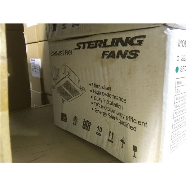 STERLING FANS SEDH-4 ULTRA SILENT HIGH PERFORMANCE HVAC CEILING EXHAUST FAN