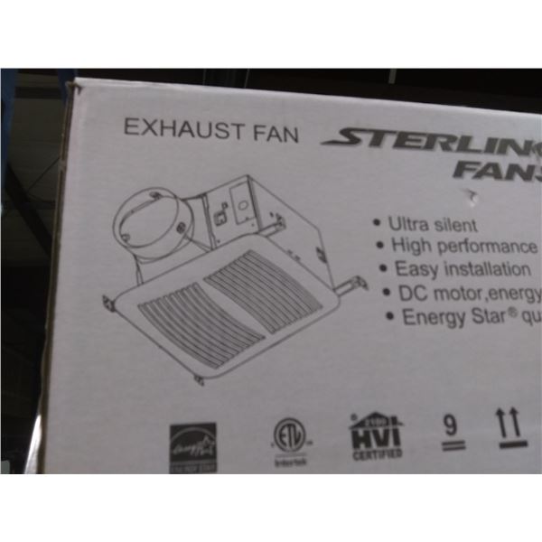 STERLING FANS SEPD140-4 ULTRA SILENT HIGH PERFORMANCE HVAC CEILING EXHAUST FAN