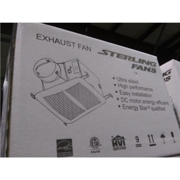 STERLING FANS SEPD140-4 ULTRA SILENT HIGH PERFORMANCE HVAC CEILING EXHAUST FAN
