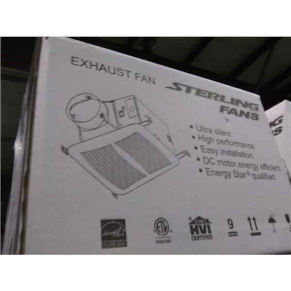 STERLING FANS SEPD140-4 ULTRA SILENT HIGH PERFORMANCE HVAC CEILING EXHAUST FAN
