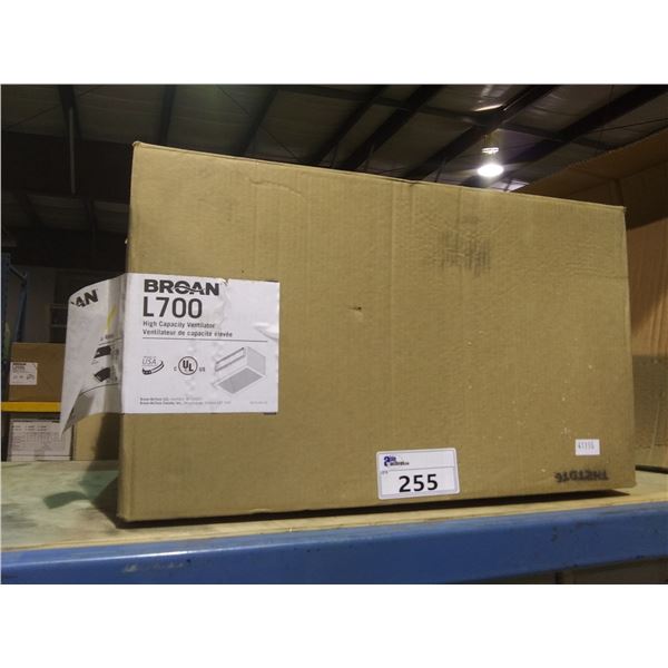 BROAN L700 HIGH CAPACITY VENTILATOR SYSTEM