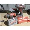 Image 2 : MILWAUKEE CORDLESS DRILL, CORDLESS IMPACT DRIVER, CORDLESS RECIPROCATING SAW, 2 BATTERIES, CHARGER