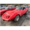 Image 1 : *1976 CHEVROLET CORVETTE STINGRAY, 2DR COUPE, RED, VIN 1Z37L6S427630