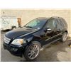 Image 1 : 2008 MERCEDES ML350 4MATIC, 4DR SUV, BLACK, VIN#4JGBB86E78A398586